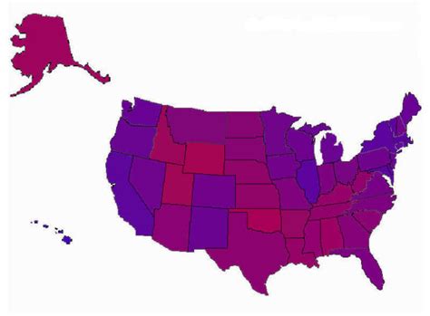 Maps United States Map Red And Blue