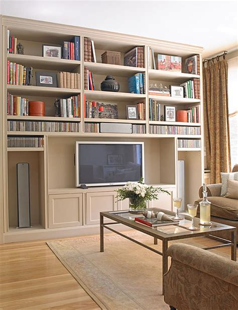 Creating A Home Library In The Living Room Interior Design Ideas And