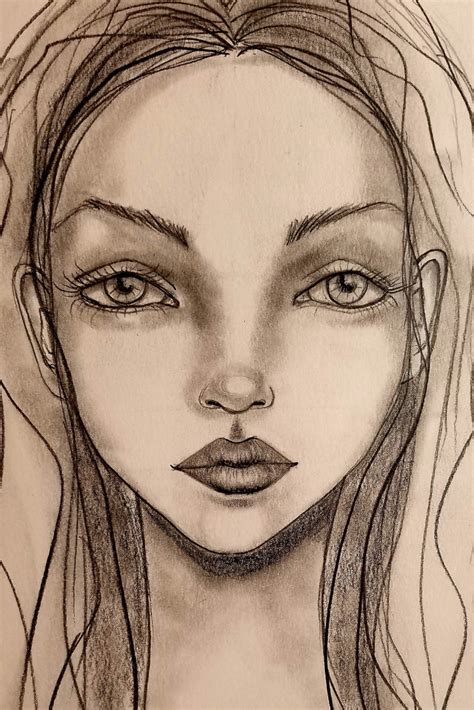 Learn How To Draw And Shade A Female Face In Pencil With This Free
