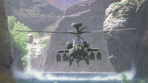 Boeing Ah Apache Hd Wallpaper Hintergrund X Id
