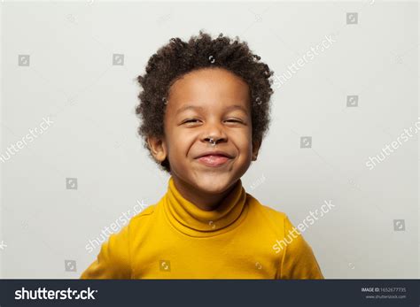 Funny Happy Little Black Kid Boy Stock Photo 1652677735 Shutterstock