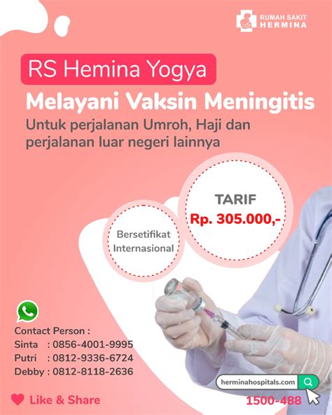 Hermina Hospitals Vaksin Meningitis