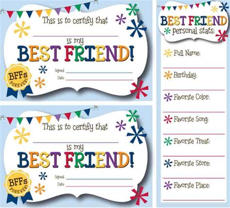Friendship Worksheets Bff Printables Moms And Munchkins