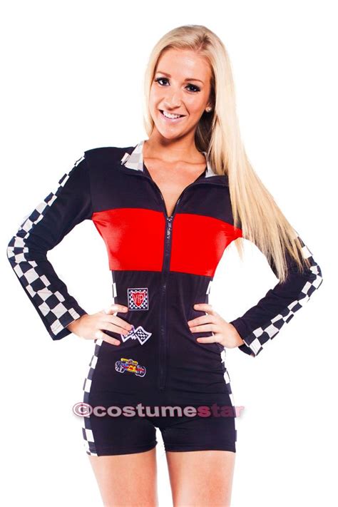 Grid Girl Costume Racer Racing Sport Driver Super Car Fancy Dress Outfit Ebay