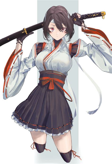 かずきんぐ On Twitter In 2021 Ninja Girl Samurai Anime Anime Character