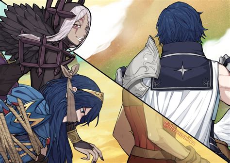 Lucina Chrom And Aversa Fire Emblem And 1 More Drawn By Hiomaika