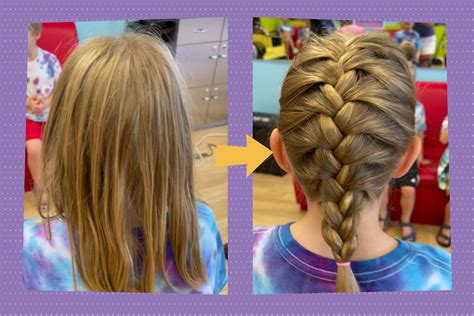 How To French Braid Your Childs Hair Pigtails And Crewcuts