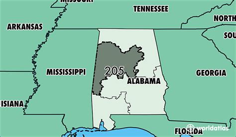 Birmingham Alabama Time Zone Map