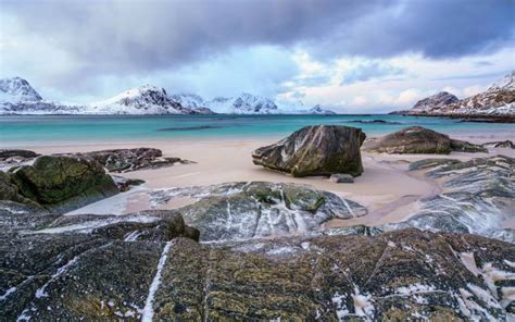 Haukland Beach Lofoten Islands Northern Norway World Beach Guide