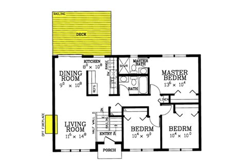 House plans for 84 lumber by houseplans.com : Wexford Split Level House Plans | 84 Lumber