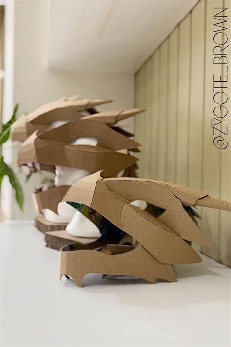 Diy Cardboard Dragon Head Artofit