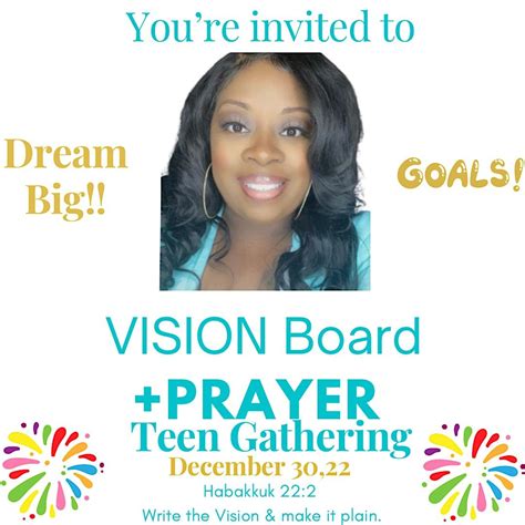 Vision Board Prayer Gathering December 30 2022