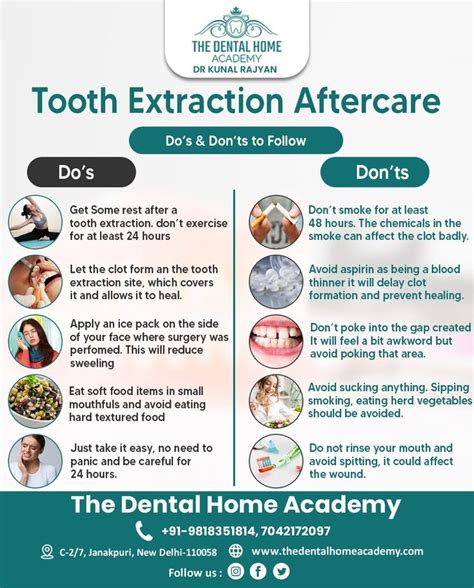 Tooth Extraction Aftercare Dental Infection Dental Extraction Wisdom