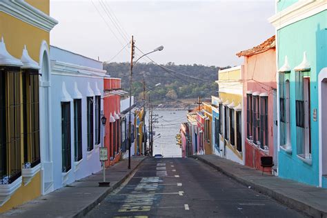 Colored Facades Of Houses In Venezuela Free Image Download