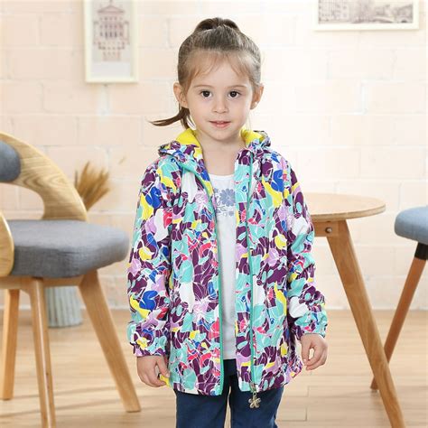 New Autumn Spring Brand Fashion Girls Jackets Kids Hooded Coats 3