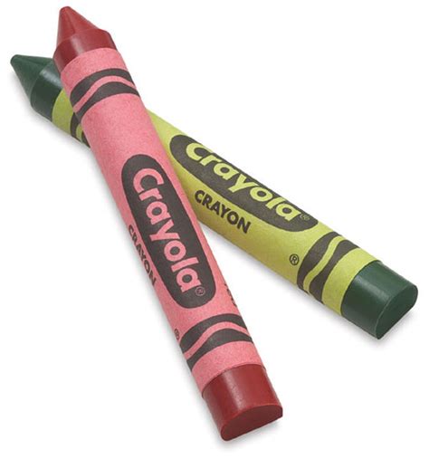 Crayola Anti Roll Crayons The Green Head