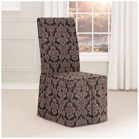 We have three wooden dining chairs around our table, two that are the same and one that is an orphan. Sure Fit® Middleton Long Dining Room Chair Slipcover ...