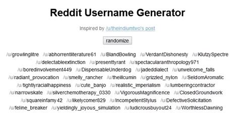 9 Best Reddit Username Generators To Find Cool Names In Usaanywhere 2023