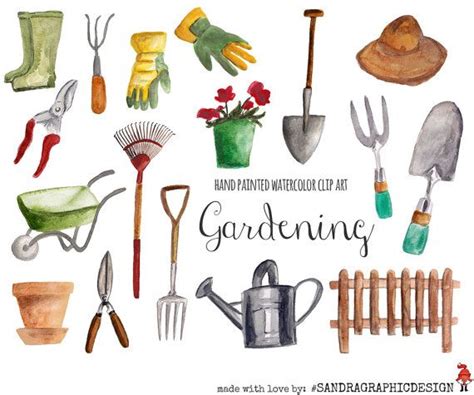 Gardening clipart gardening tool, Gardening gardening tool Transparent ...