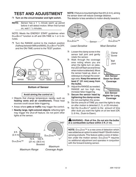 Dual Brite Motion Sensor Manual