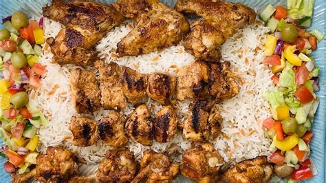 Turkish Chicken Kabab Recipe Turkish Chicken Kabab With Rice And