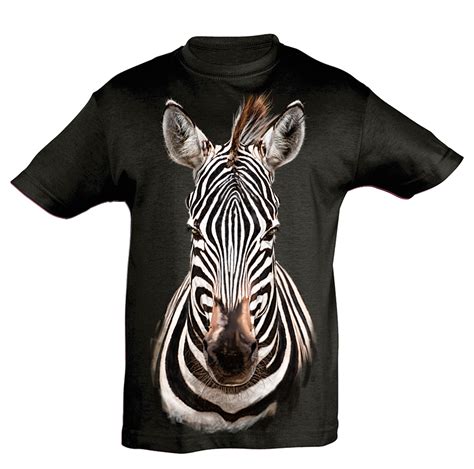 Zebra Front T Shirt Kids Ralf Nature
