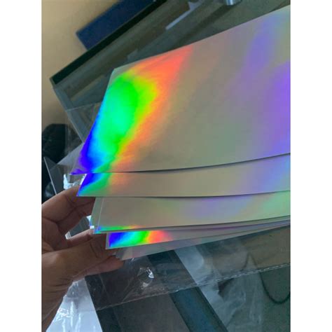 10 Hologram Sheets Measuring 30x20cm For Home And Office Printers