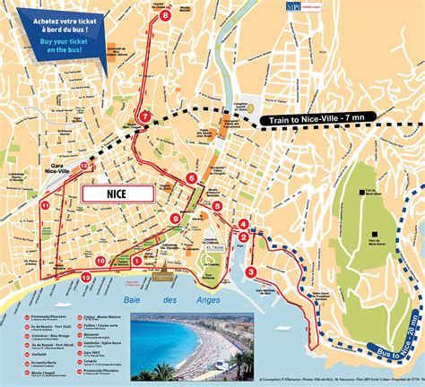 Nice City Map Tourist Nice Tourism Map Provence Alpes Côte Dazur