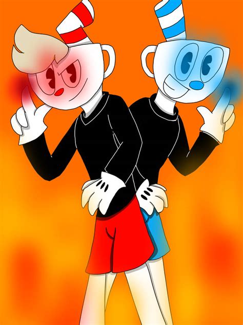 Cuphead And Mugman By Penfamer2015 On Deviantart