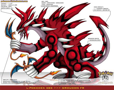 Lpokedex 383 Groudon Fr By Pokemon Fr On Deviantart