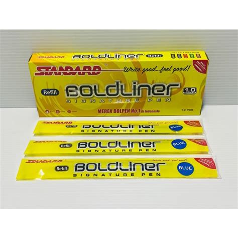 Jual Refill Pulpen Standard Boldliner Pro Dan Boldliner Elite Box Isi Pcs