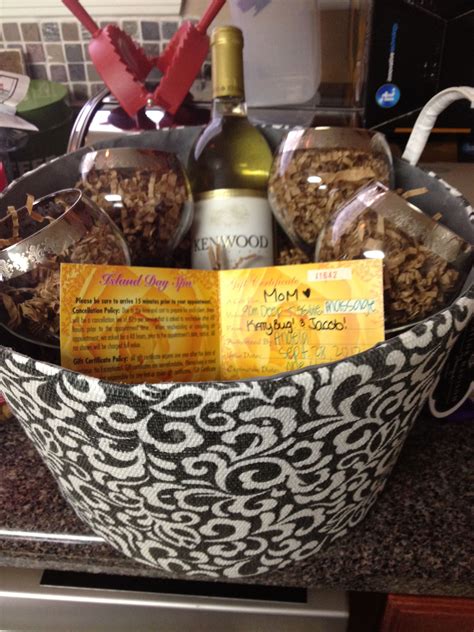 We did not find results for: Gift basket i made for my moms birthday! Wine, wine ...