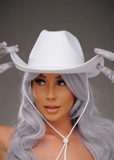 Womens Western Cowgirl White Cowboy Hat 04072 WM Struts Party