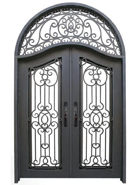 Wrought Iron Door EL1150 - Monarch Custom Doors | Wrought ...