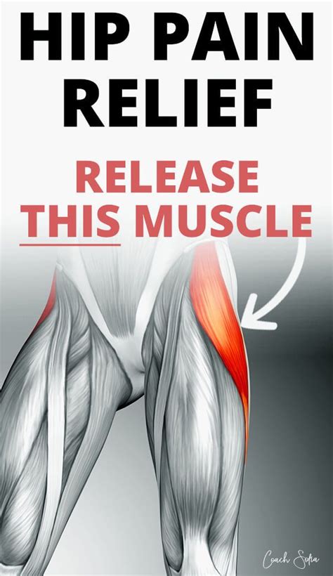 Effective Tfl Muscle Release Technique Hip Pain Relief Hip Pain Buttocks Pain