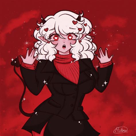 Modeus Uses Her Unholy Demonic Power To Create Sparkles Around Her Like