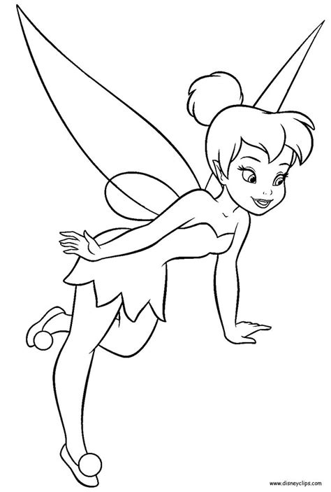 Tinker Bell Coloring Page Tinkerbell Coloring Pages Fairy Coloring