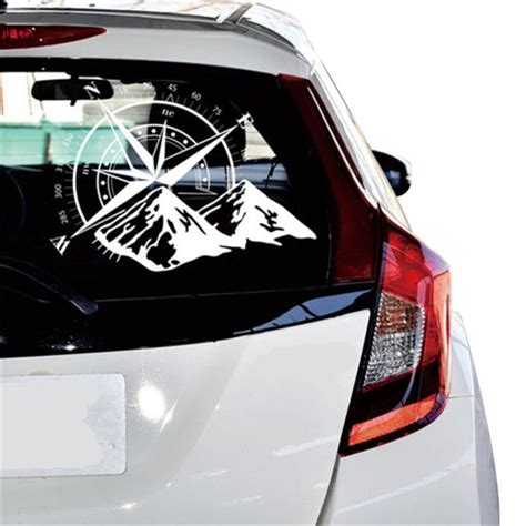 white compass vinyl sticker hood window sticker for car suv picup 4x4 offroad for sale online ebay