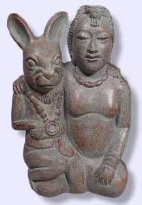 Strange Beings In Goddess Statue Mayan Art Ancient Goddesses