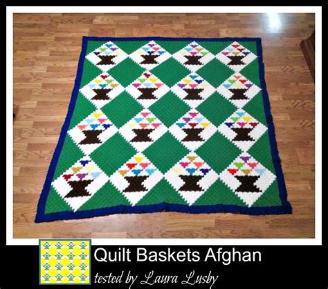 C2c Graph Quilt Baskets Afghan Queen Size C2c Graph With Written
