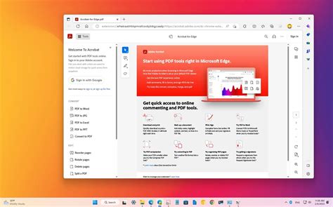 Microsoft Edge Reemplaza El Lector De Pdf Con Adobe Acrobat All Things Windows