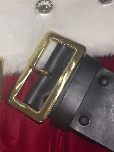 Narrow Gold Santa Buckle For 4 Belt Pro Santa Shop
