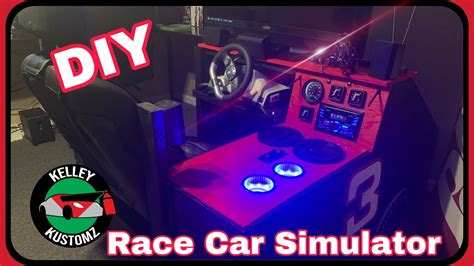 Homemade Race Car Simulator Race At Home Youtube
