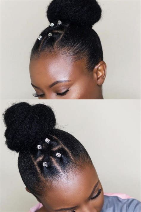 40 Easy Rubber Band Hairstyles On Natural Hair Worth Trying In 2021