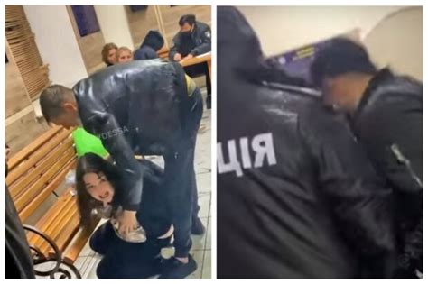Буйная девушка устроила дебош в полиции кадры позора из Одессы Читайте на ukr