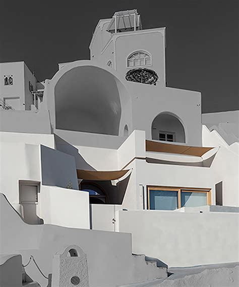 Kapsimalis Architects Holiday Houses Overlook Santorinis Landmark Volcano