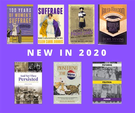 Books New In 2020 For The Suffrage Centennial Womens Suffrage And