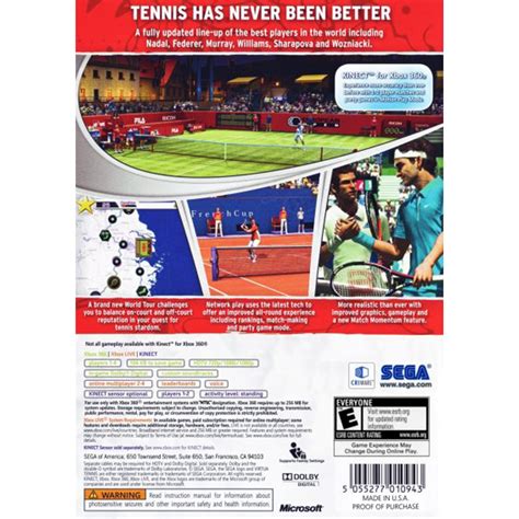 Virtua Tennis 4 Xbox 360 Outlaws 8 Bit And Beyond