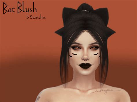 Bat Blush By Reevaly At Tsr Sims 4 Updates