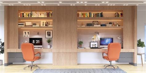 36 Inspirational Home Office Workspaces That Feature 2 Person Desks 2